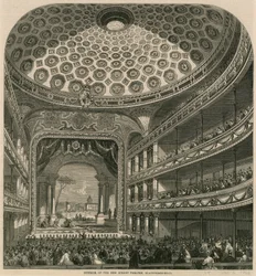 Interno del Nuovo Teatro Surrey, Blackfriars Road, Londra