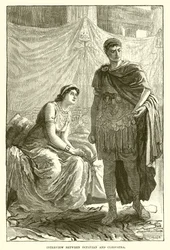 Incontro tra Ottaviano e Cleopatra