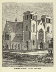 Cattedrale di Inverness, da nord-ovest