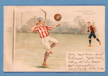 J.E. Doig (Sunderland) Salva un Goal