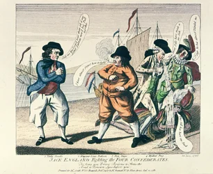 Jack England combatte i Quattro Confederati