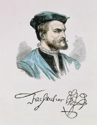 Jacques Cartier (1491-1557) illustrazione dal Volume IV di 