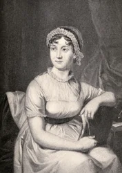 Jane Austen (1775-1817) illustrazione da 