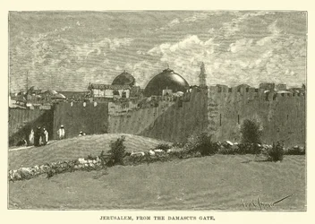 Gerusalemme, dalla Porta di Damasco