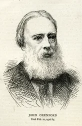 John Oxenford (1812-77) illustrazione da The Graphic 1877