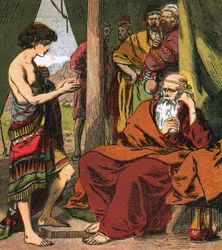 Giuseppe con Giacobbe