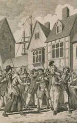 Il giudice Jeffries catturato a Wapping