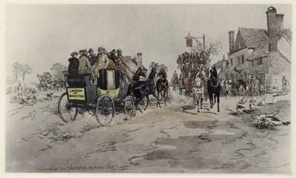 Incrocio delle due strade a Hand Cross