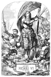 Re Enrico VI - Illustrazione in "Completes de William Shakespeare" 1866
