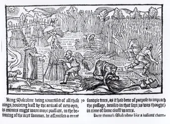 Re Malcolm di Scozia Osserva il Lavoro Agricolo, 1586