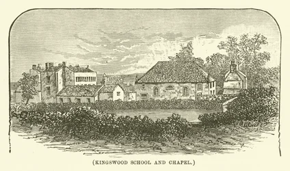 Scuola e cappella di Kingswood (incisione)