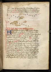 Lansdowne 763, f.115r, Un volume scritto su pergamena nel XV secolo, contenente antichi e interessanti trattati di musica di diversi autori
