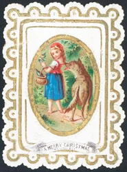 Cappuccetto Rosso, Cartolina di Natale