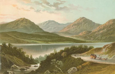 Loch Lomond dalla strada per Stronaclacher