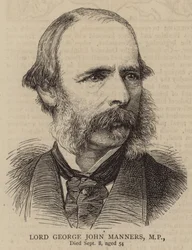 Lord George John Manners, MP (incisione)