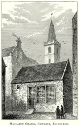 Cappella Magdalen, Cowgate, Edimburgo (incisione)