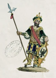Magog, illustrazione delle statue dei giganti leggendari della Guildhall