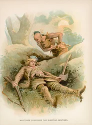 Mahtoree sorprende la sentinella addormentata