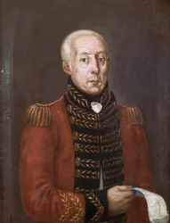 Maggiore Generale Hugh Lyle Carmichael, 2° Reggimento delle Indie Occidentali, c.1809