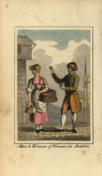 Uomo e donna di Vienna, Austria