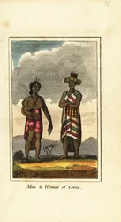 Uomo, donna e bambino della Corea, Corea