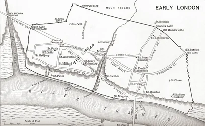 Mappa di Londra nell
