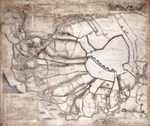 Mappa delle Sette Città di Palude, dopo il 1581