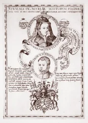 Maria, regina degli scozzesi e suo figlio, re Giacomo