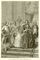 Maria Antonietta saluta sua madre