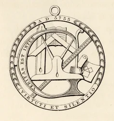 Sigillo massonico, da «The History of Freemasonry, volume III», pubblicato da Thomas C. Jack, Londra, 1883