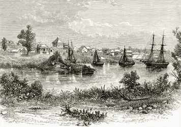Melbourne, 1840, da 