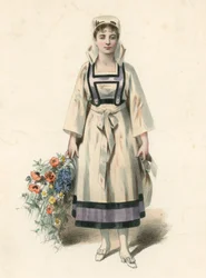 Mme Judic nel ruolo di Margotte in La Branche Cassee