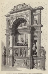 Monumento del Doge Vendramini, Venezia, Fine del Quindicesimo Secolo (incisione)