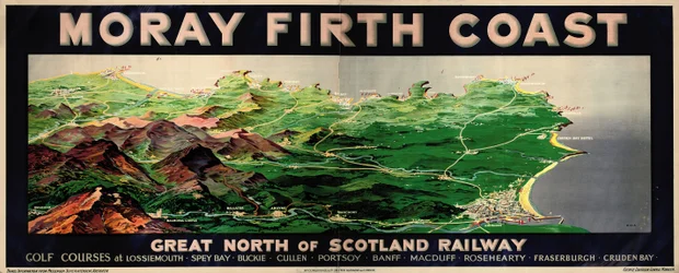 Costa di Moray Firth, poster pubblicitario per la GNSR
