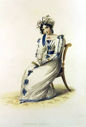 Abito da mattina, tavola di moda da Ackermann