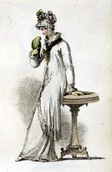 Abito da mattina, tavola di moda da Ackermann