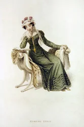 Abito da mattina, tavola di moda da Ackermann