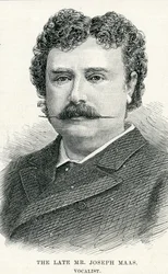 Mr Joseph Maas, illustrazione per il Graphic