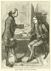 Mr Wesley e Mr Causton (incisione)