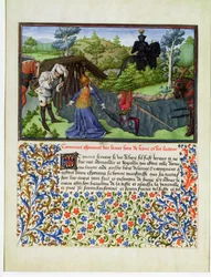 Ms. 2597 Speranza tira Cuore fuori dal Fiume delle Lacrime, edizione facsimile di Livre du Coeur d