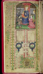 Ms 41-1950, f.2v: Pagina di dedica da un Libro d