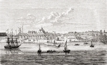 Nuova Amsterdam, un insediamento olandese del XVII secolo sulla punta meridionale dell