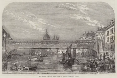 Nuovo ponte sul Canal Grande a Venezia