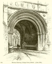 Porta Normanna, College Green, Bristol