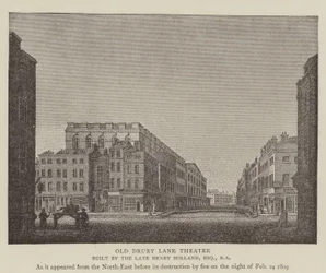 Il vecchio teatro Drury Lane