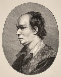 Oliver Goldsmith, illustrazione da The Church of England: A History for the People di H.D.M. Spence-Jones