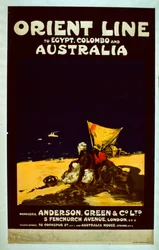 Poster della Orient Line, c.1920