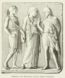 Orfeo ed Euridice ascendono dal Tartaro