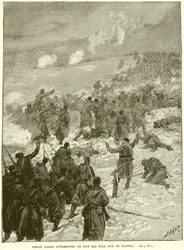 Osman Pasha tenta di farsi strada fuori da Plevna