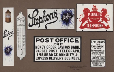 Pagina di Jordans Enamelled Signs